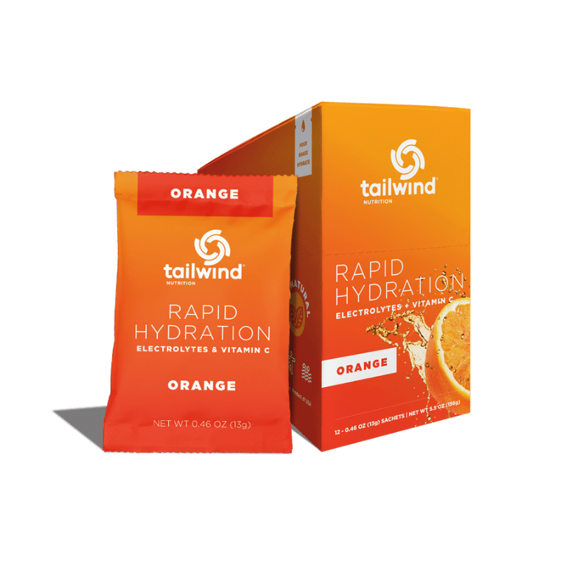 tailwind nutrition rapid hydration orange 12 pack boxes