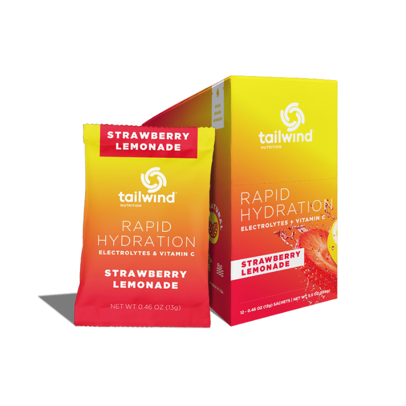 tailwind nutrition rapid hydration strawberry lemonade 12 pack boxes