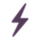 lightning icon purple