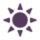 sun icon purple